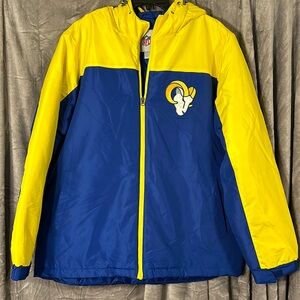 NFL Los Angeles Rams Hooded Jacket Men’s size XL